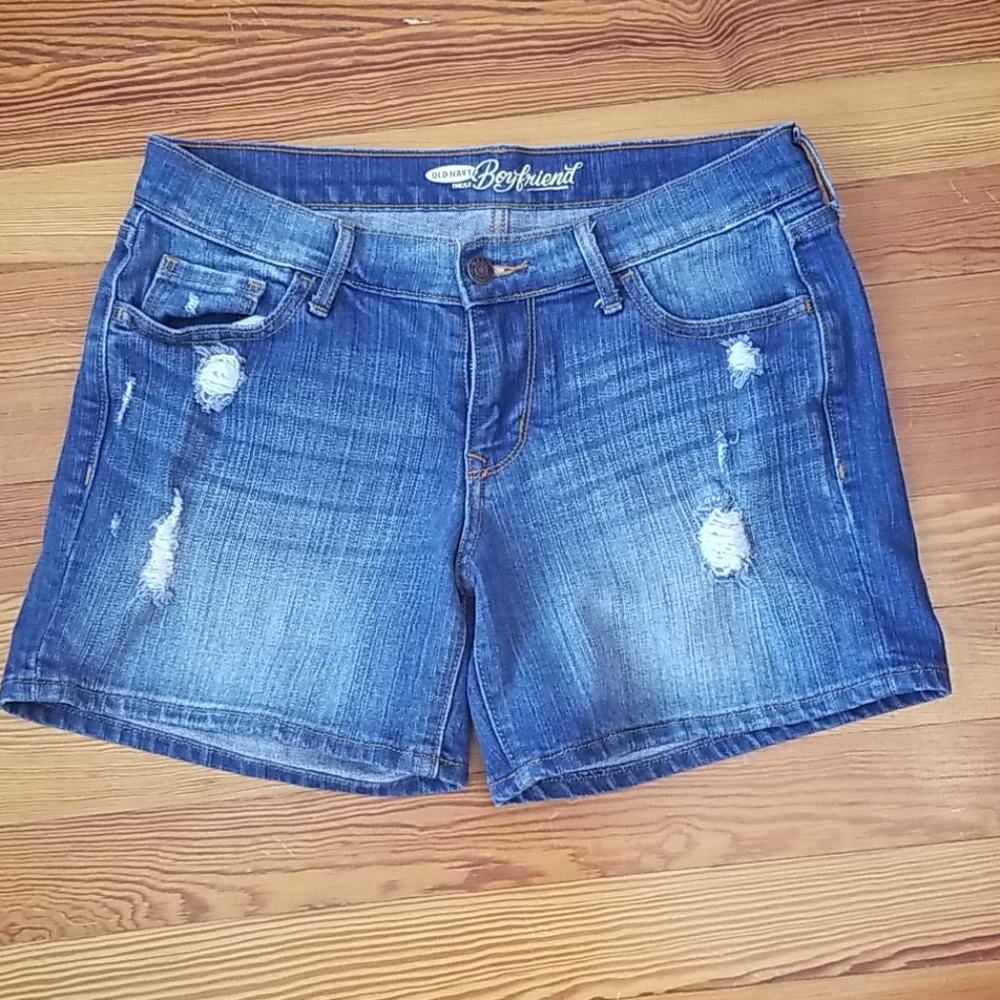 Denim shorts